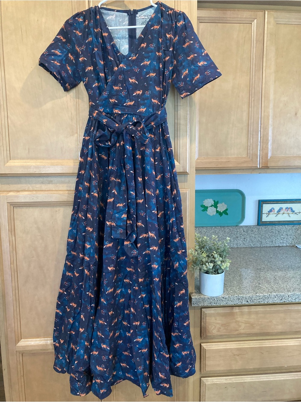 Super Cute Dresses Foxfire Twilight Wildwood Dress Fox Print 100% Cotton